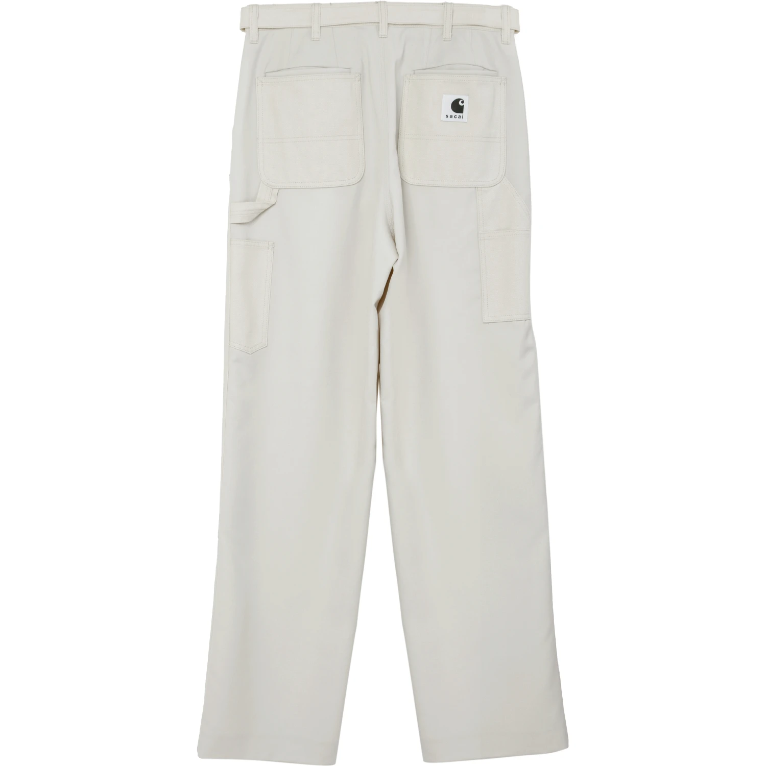 SACAI X CARHARTT WIP Trousers White