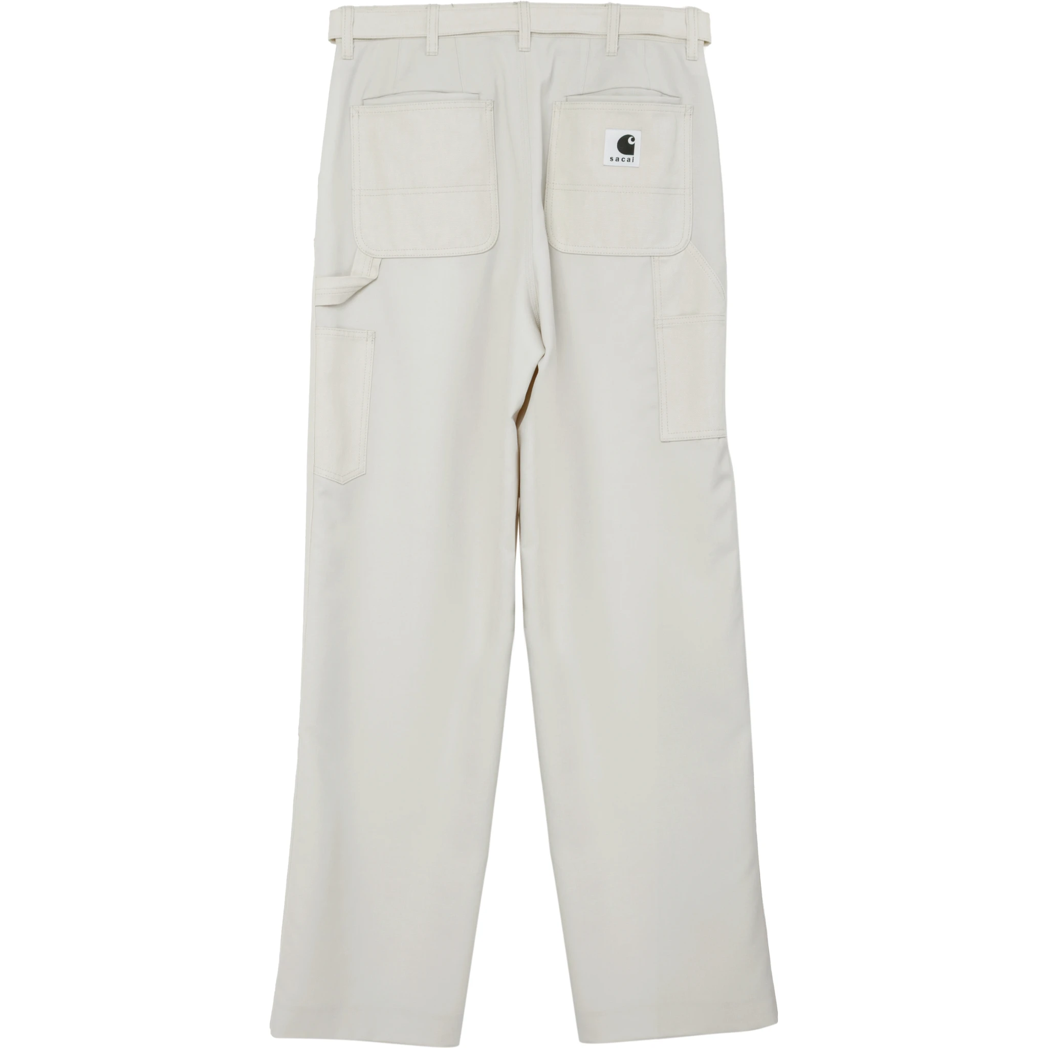 SACAI X CARHARTT WIP Trousers White
