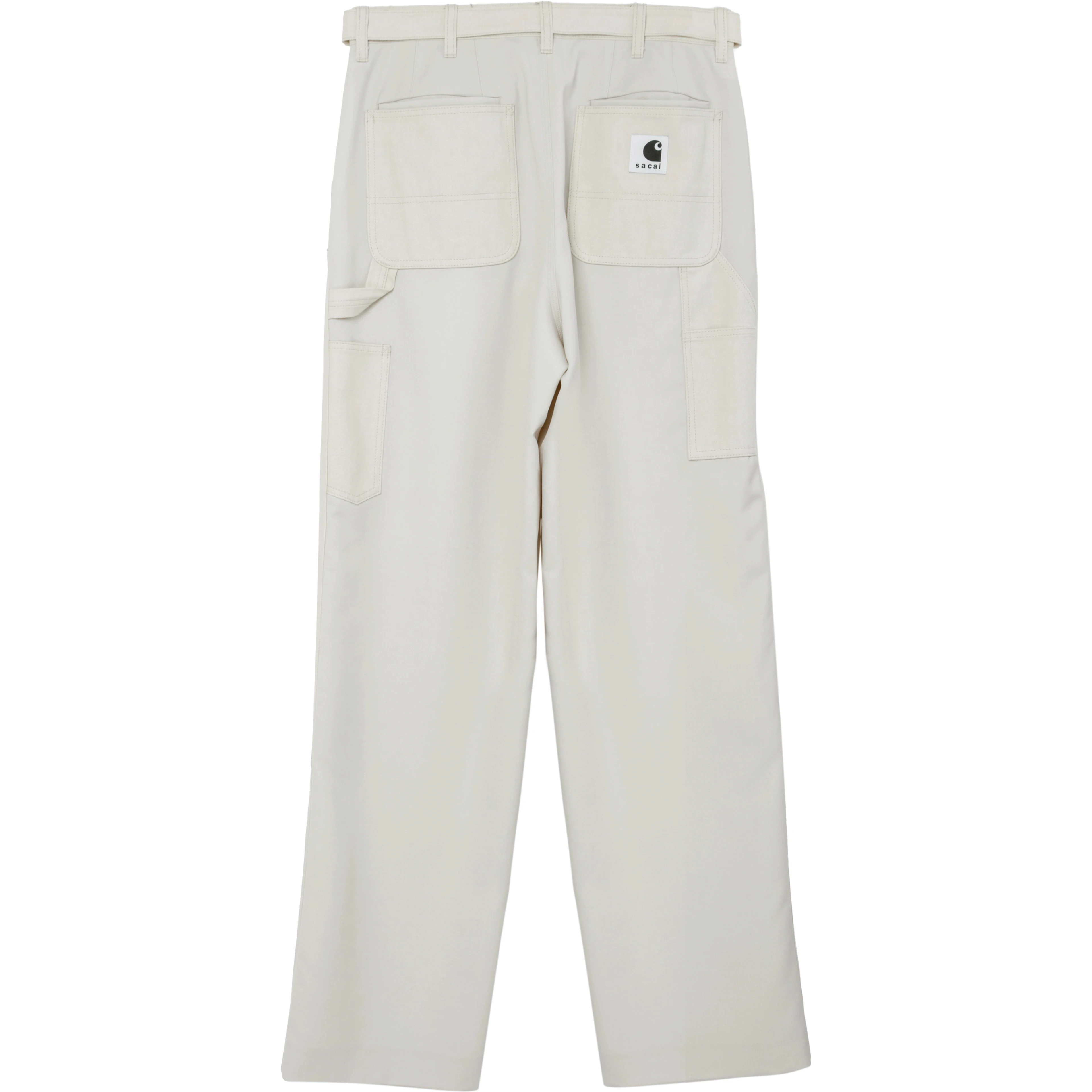 SACAI X CARHARTT WIP Trousers White