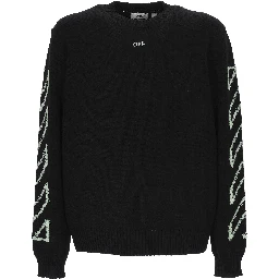 Off White Sweaters Black