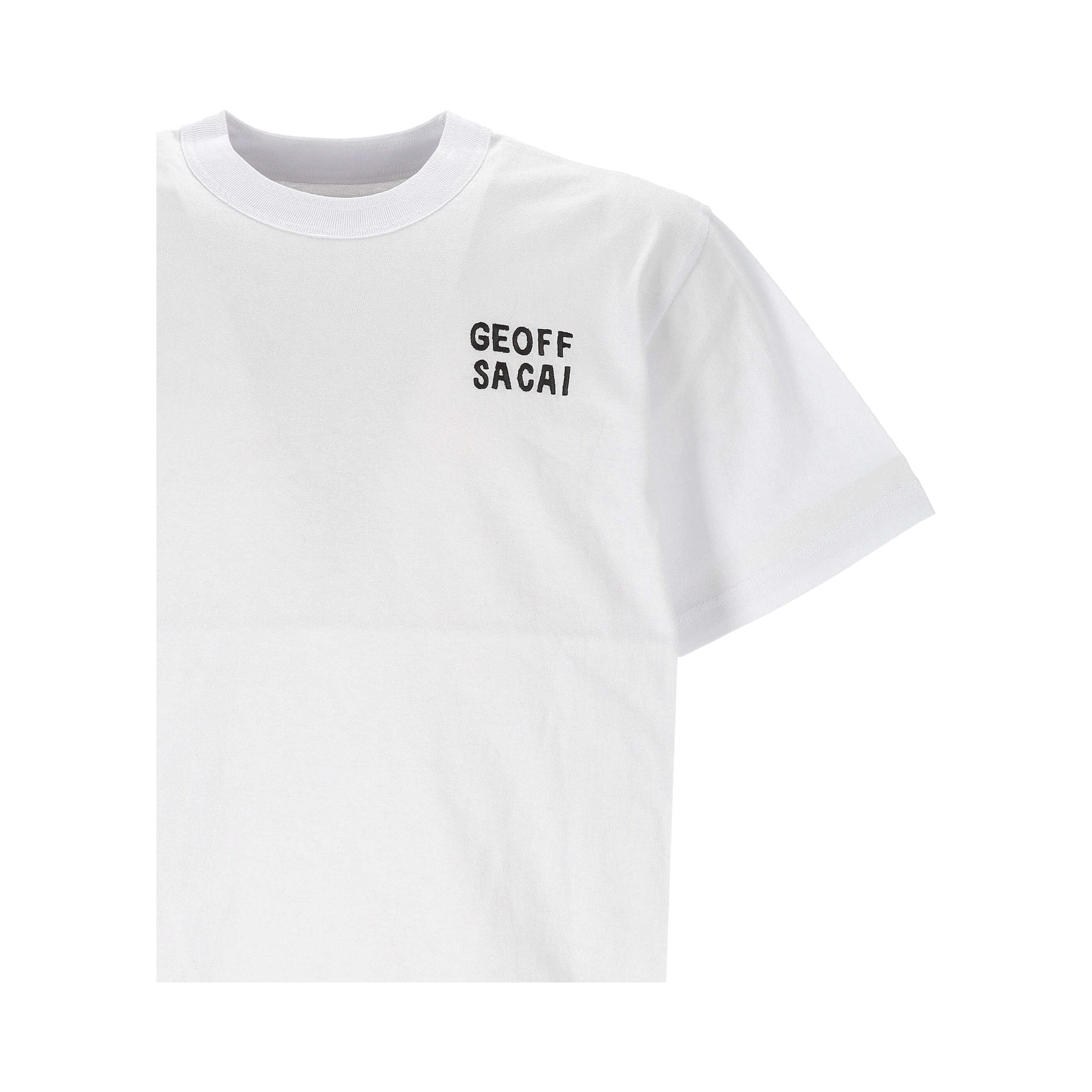 SACAI GEOFF T-shirts and Polos White