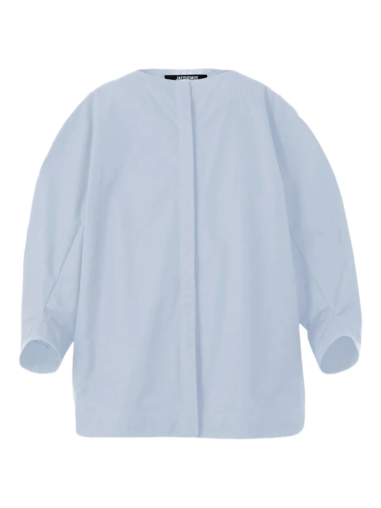 JACQUEMUS Shirts Blue