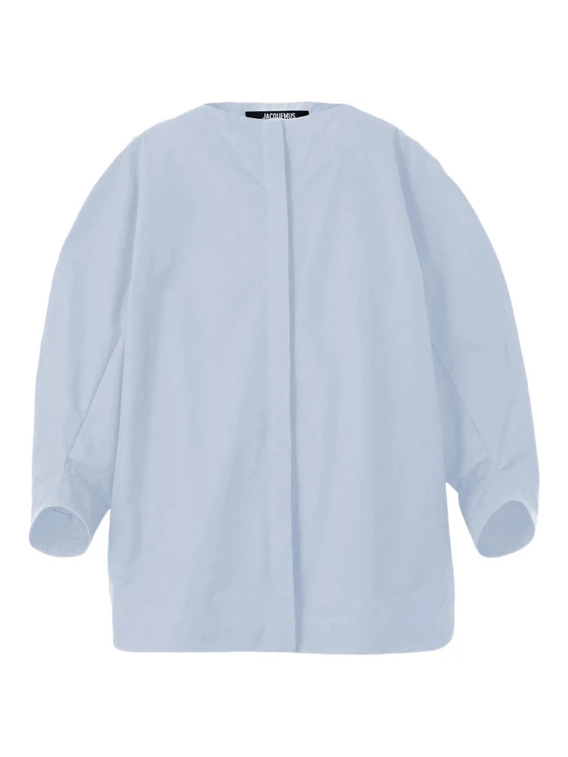JACQUEMUS Shirts Blue