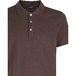 Fay T-shirts and Polos Brown