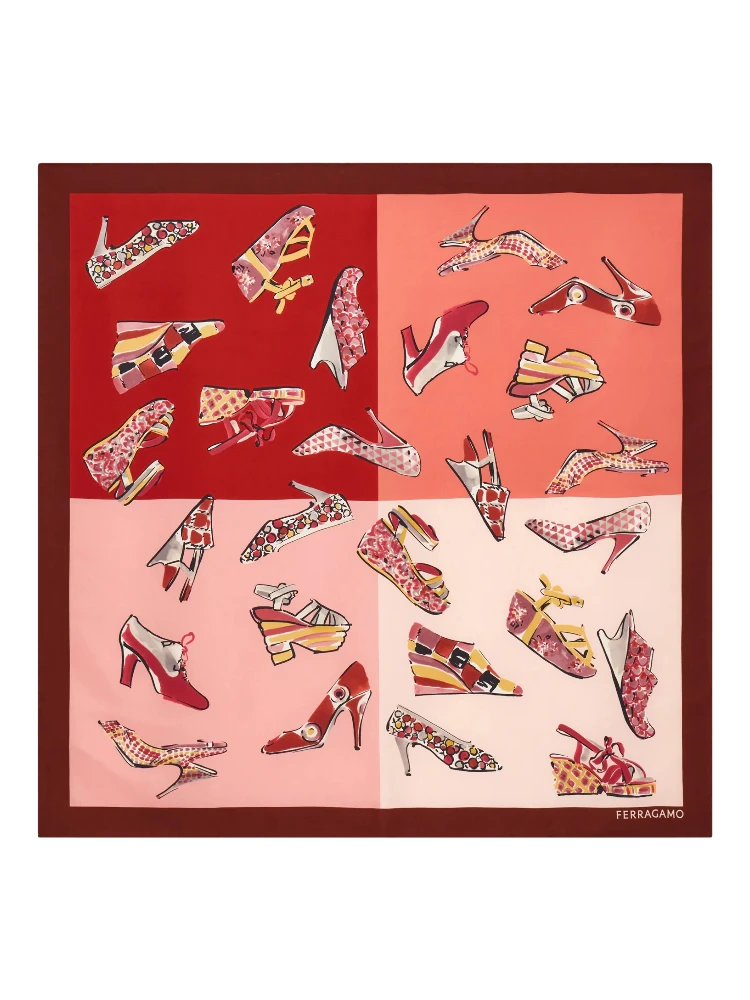 Ferragamo Scarfs Pink/red