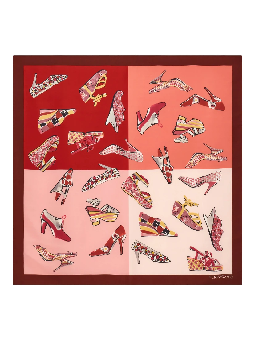 Ferragamo Scarfs Pink/red