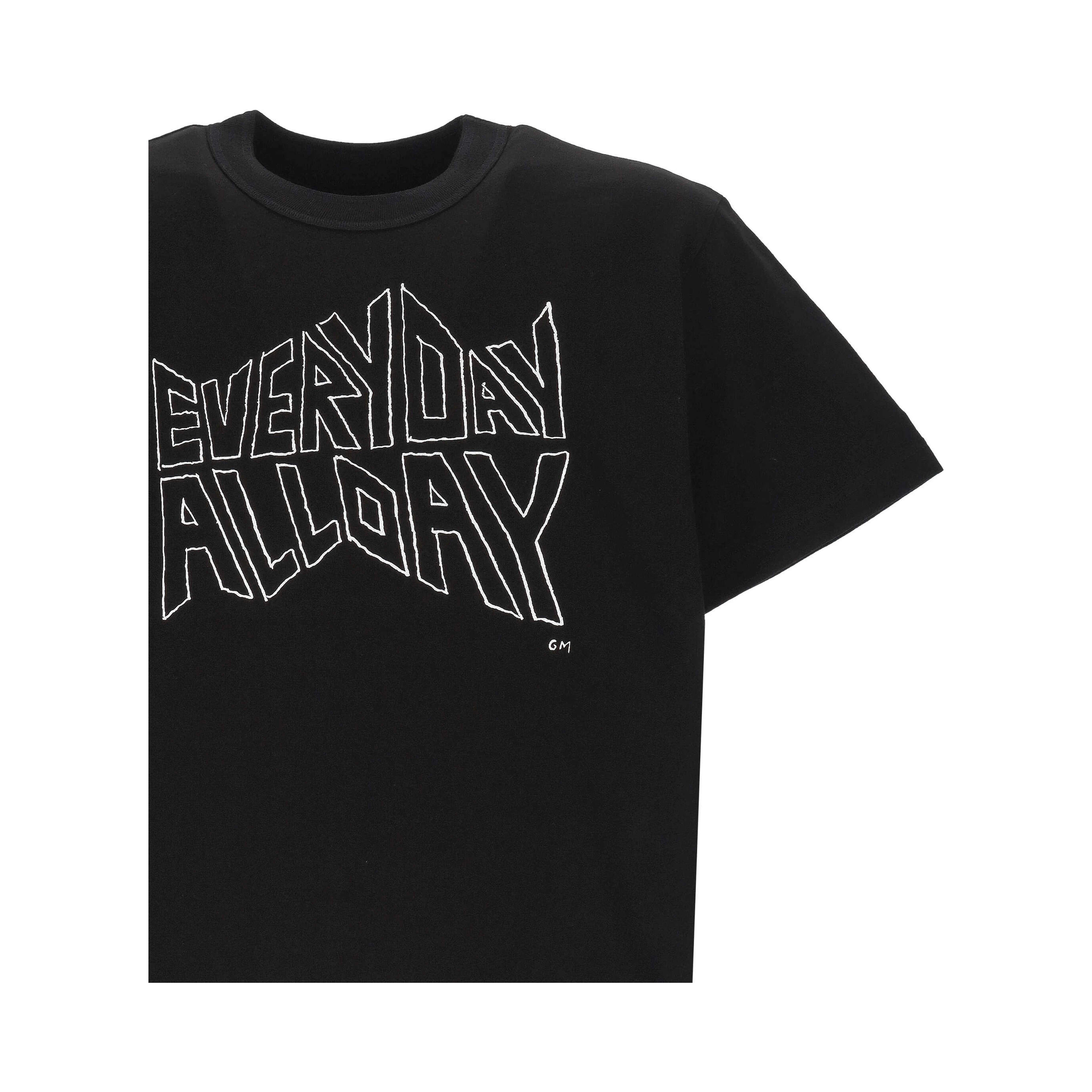 SACAI GEOFF T-shirts and Polos Black
