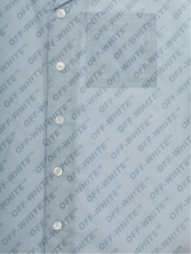 Off White Shirts Dusty blue alternative