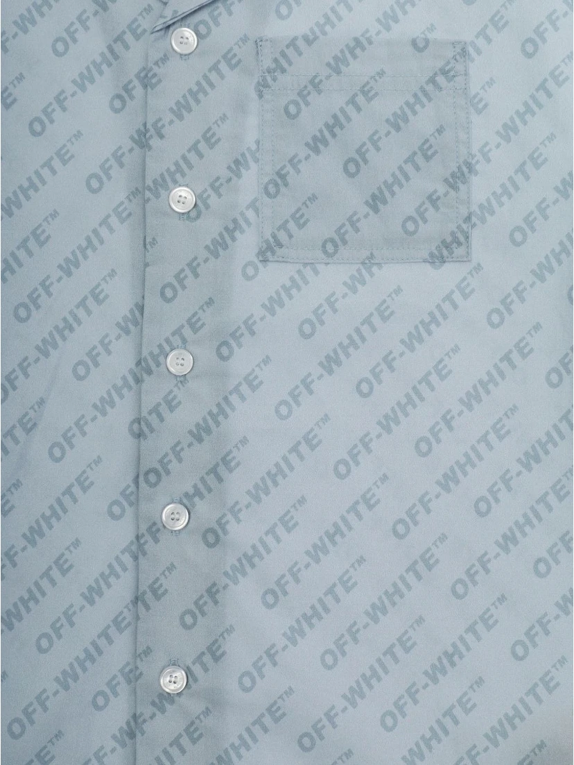 Off White Shirts Dusty blue
