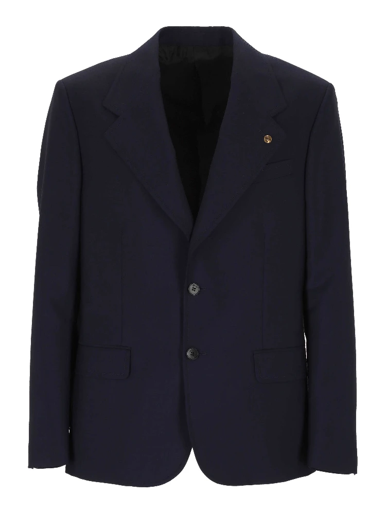 Versace Jackets Blue