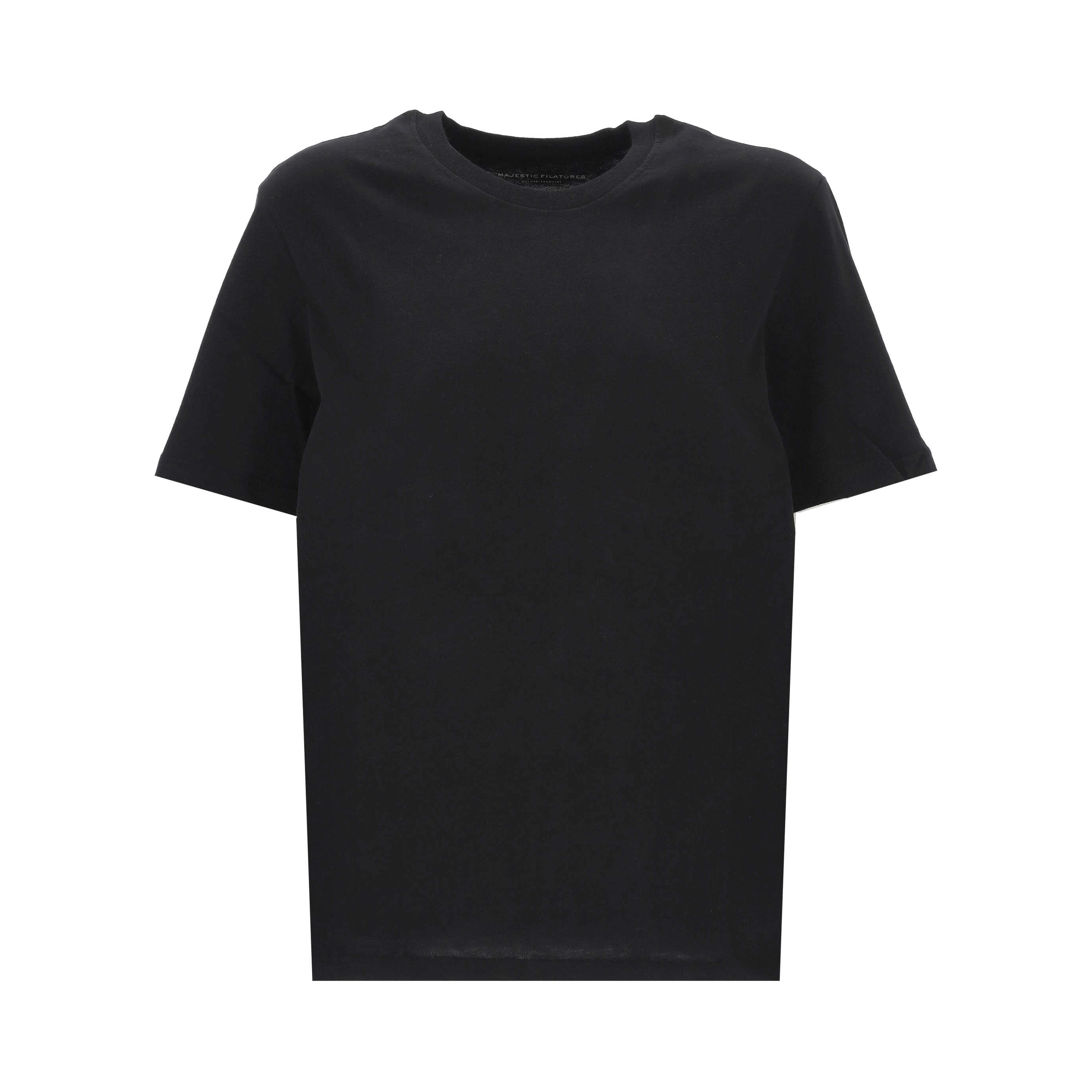 Majestic Filatures T-shirts and Polos Black