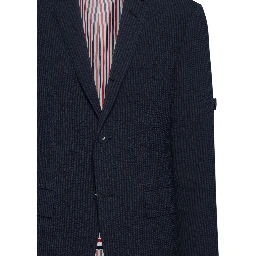 Thom Browne Jackets Blue