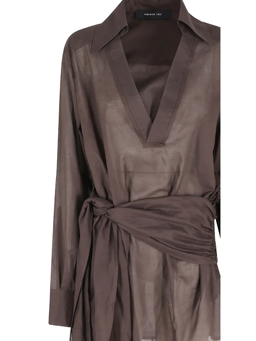 Federica Tosi Dresses Brown
