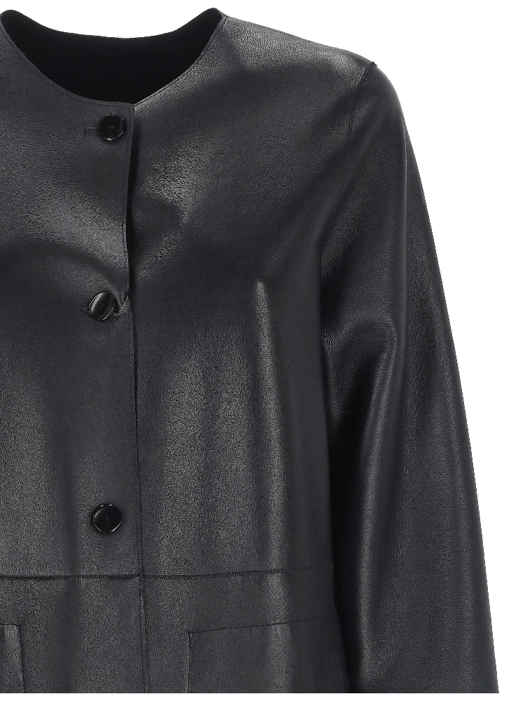 THE JACKIE LEATHERS Coats Blue alternative