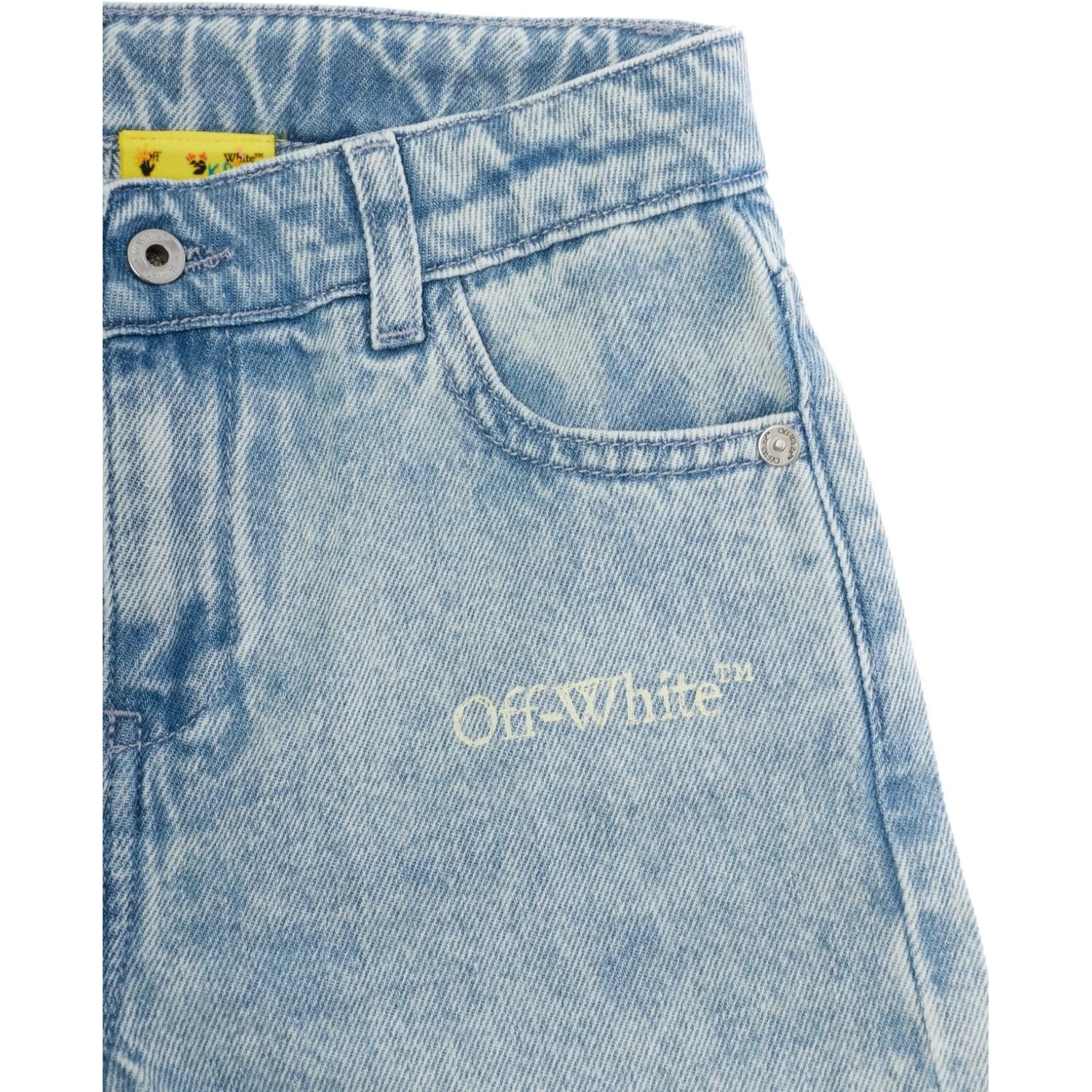 Off White Shorts Blue