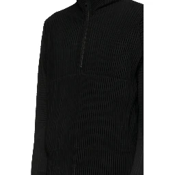 Issey Miyake T-shirts and Polos Black