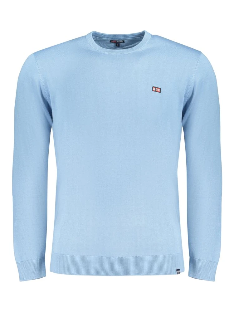 Blue Cotton Sweatshirt