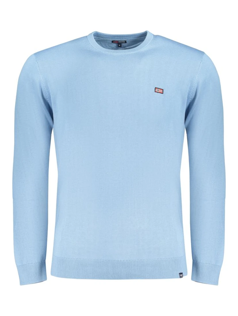 Blue Cotton Sweatshirt