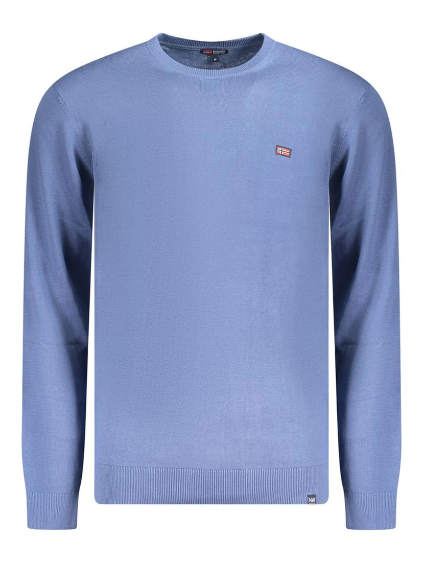 Blue Cotton Sweatshirt