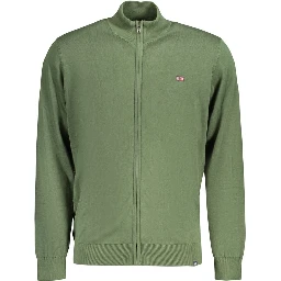 Green Cotton Cardigan