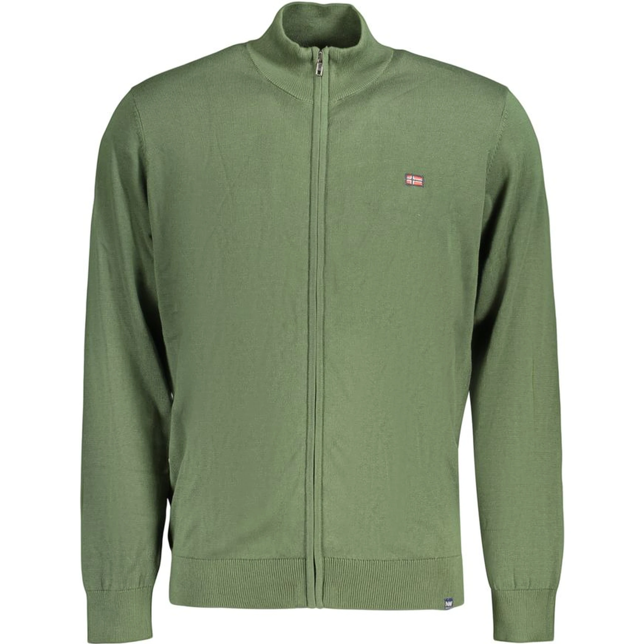Green Cotton Cardigan