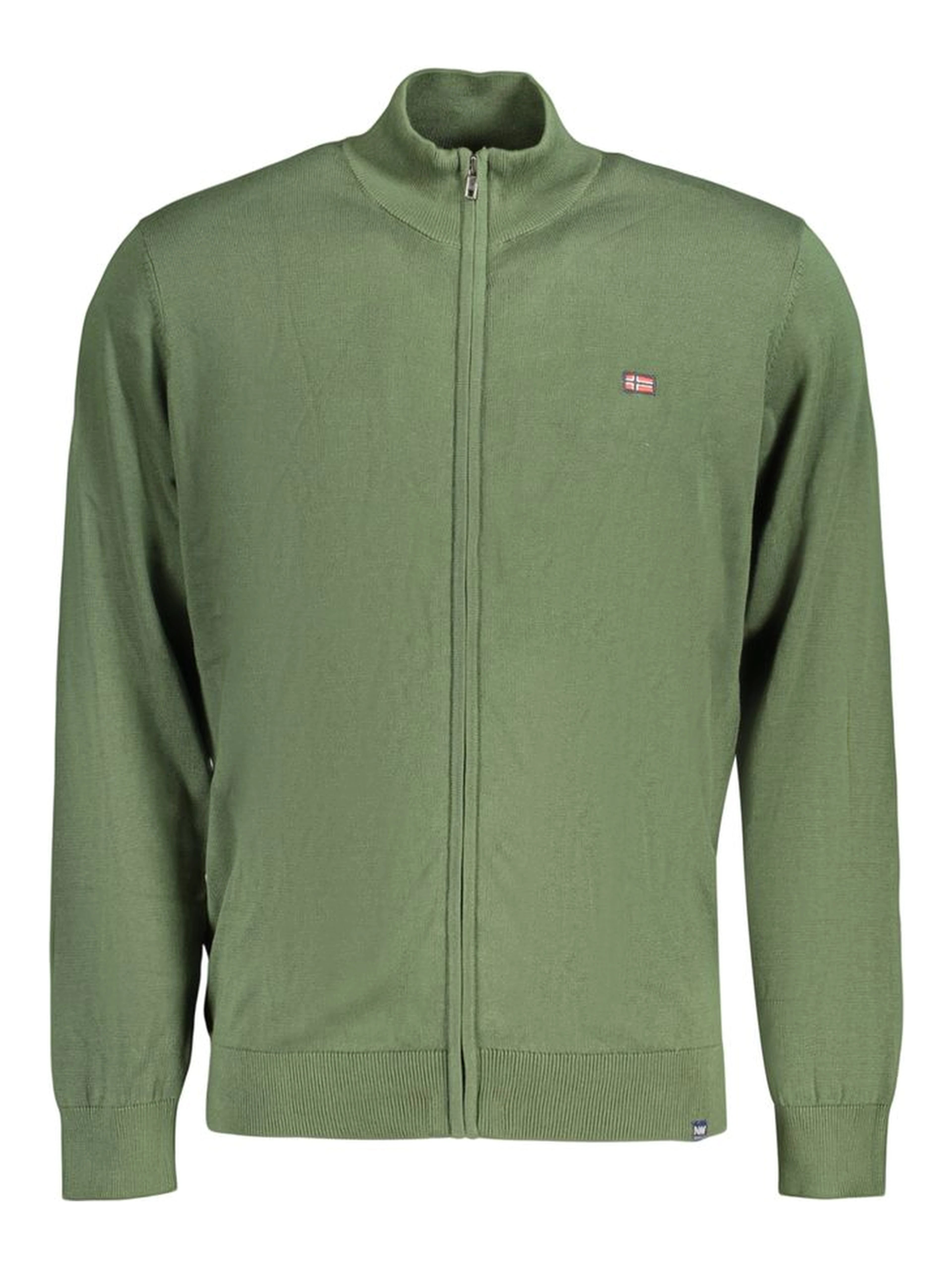 Green Cotton Cardigan