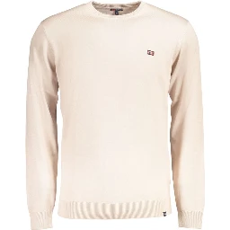 Beige Cotton Sweatshirt