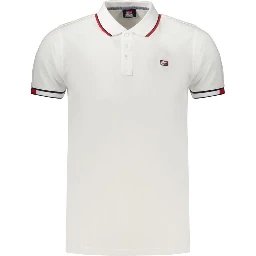 White Cotton Polo Shirt