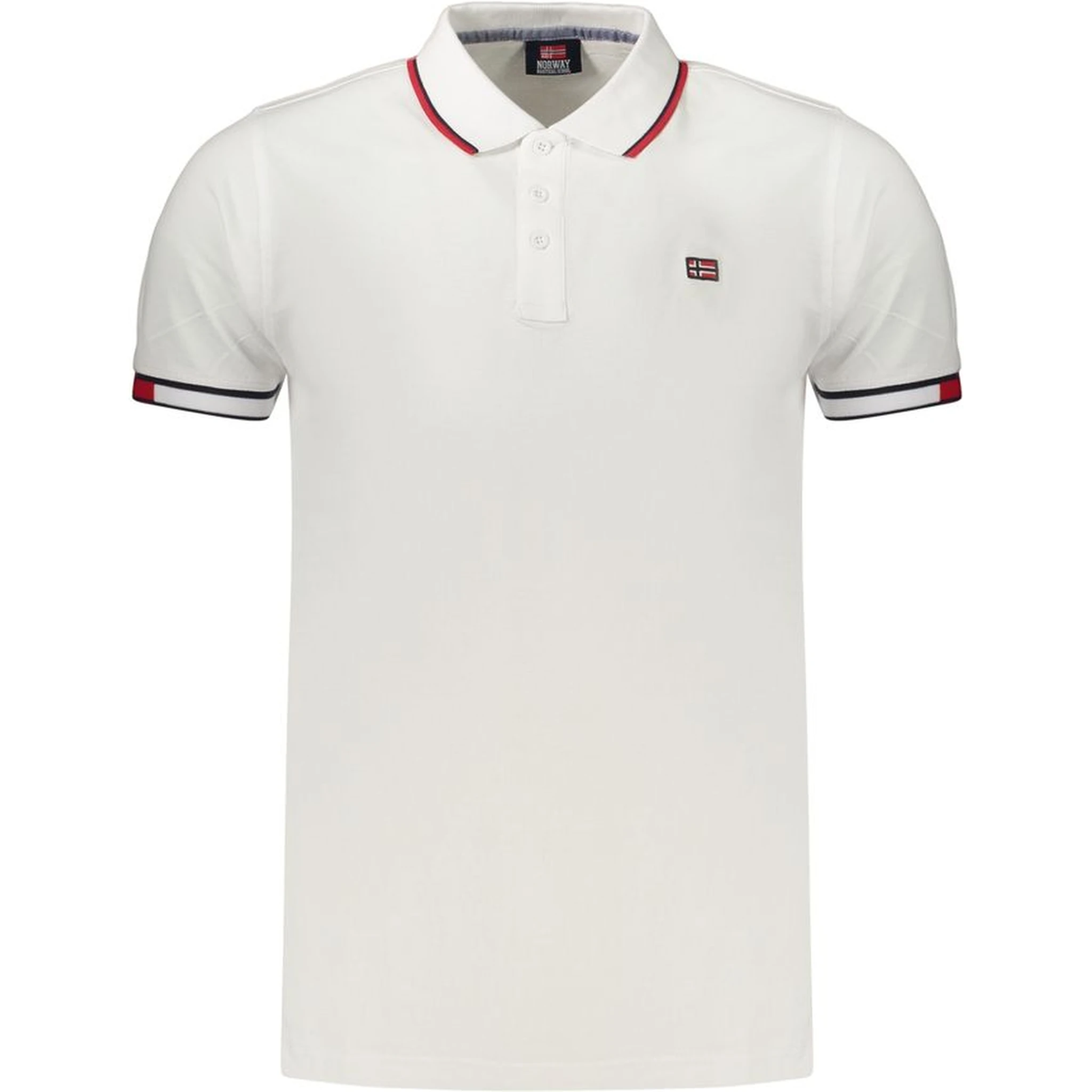 White Cotton Polo Shirt