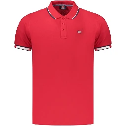 Red Cotton Polo Shirt