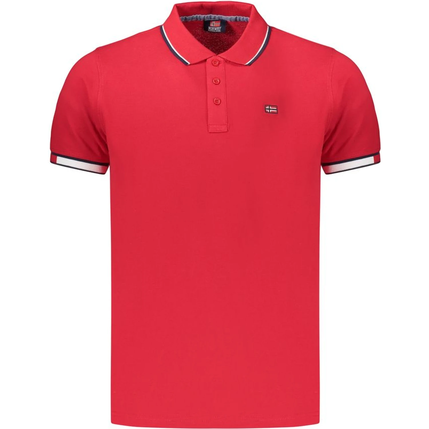 Red Cotton Polo Shirt