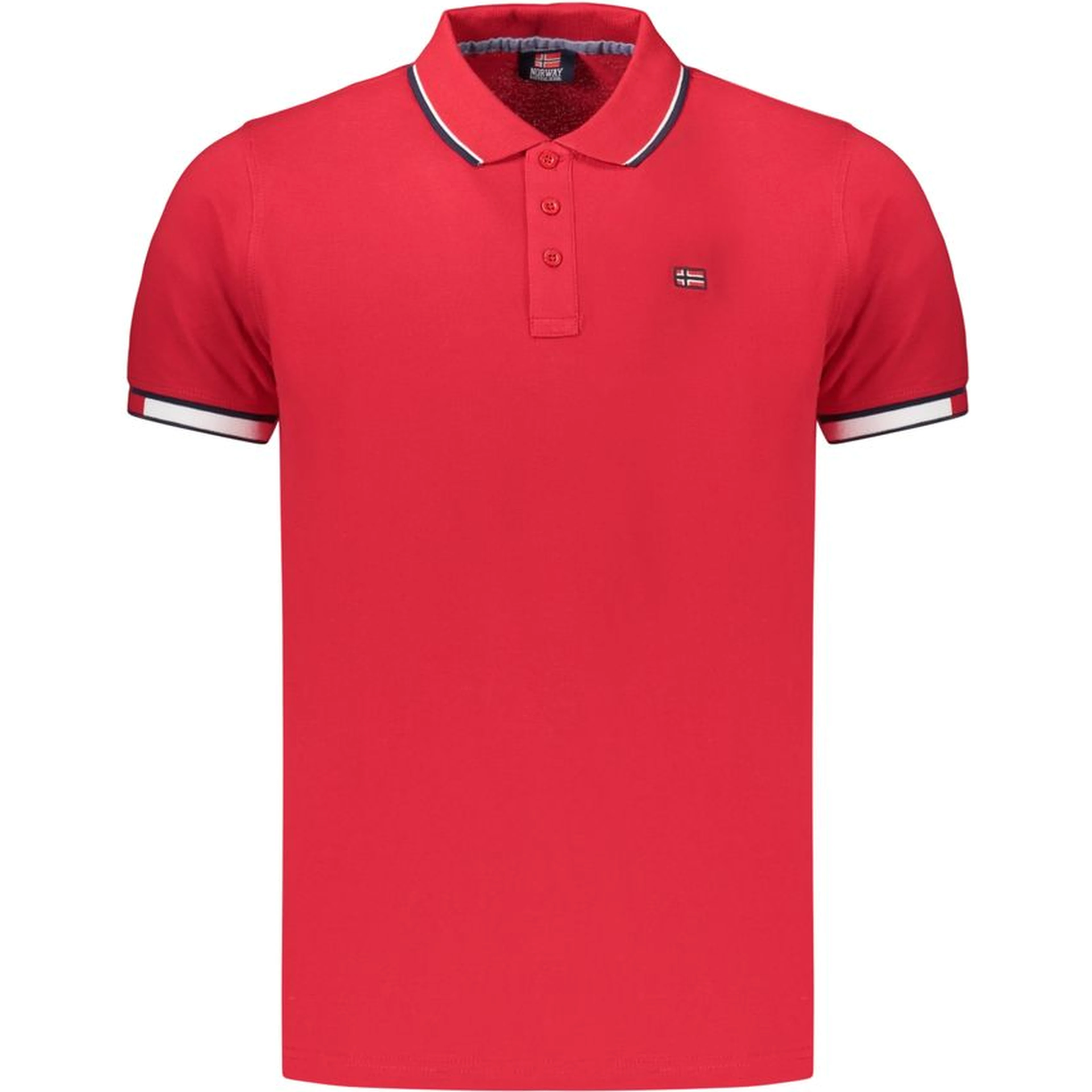Red Cotton Polo Shirt