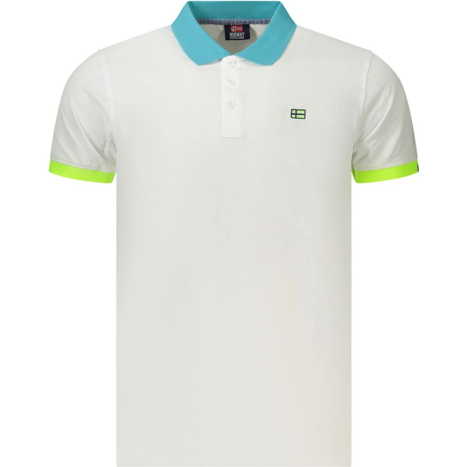 White Cotton Polo Shirt