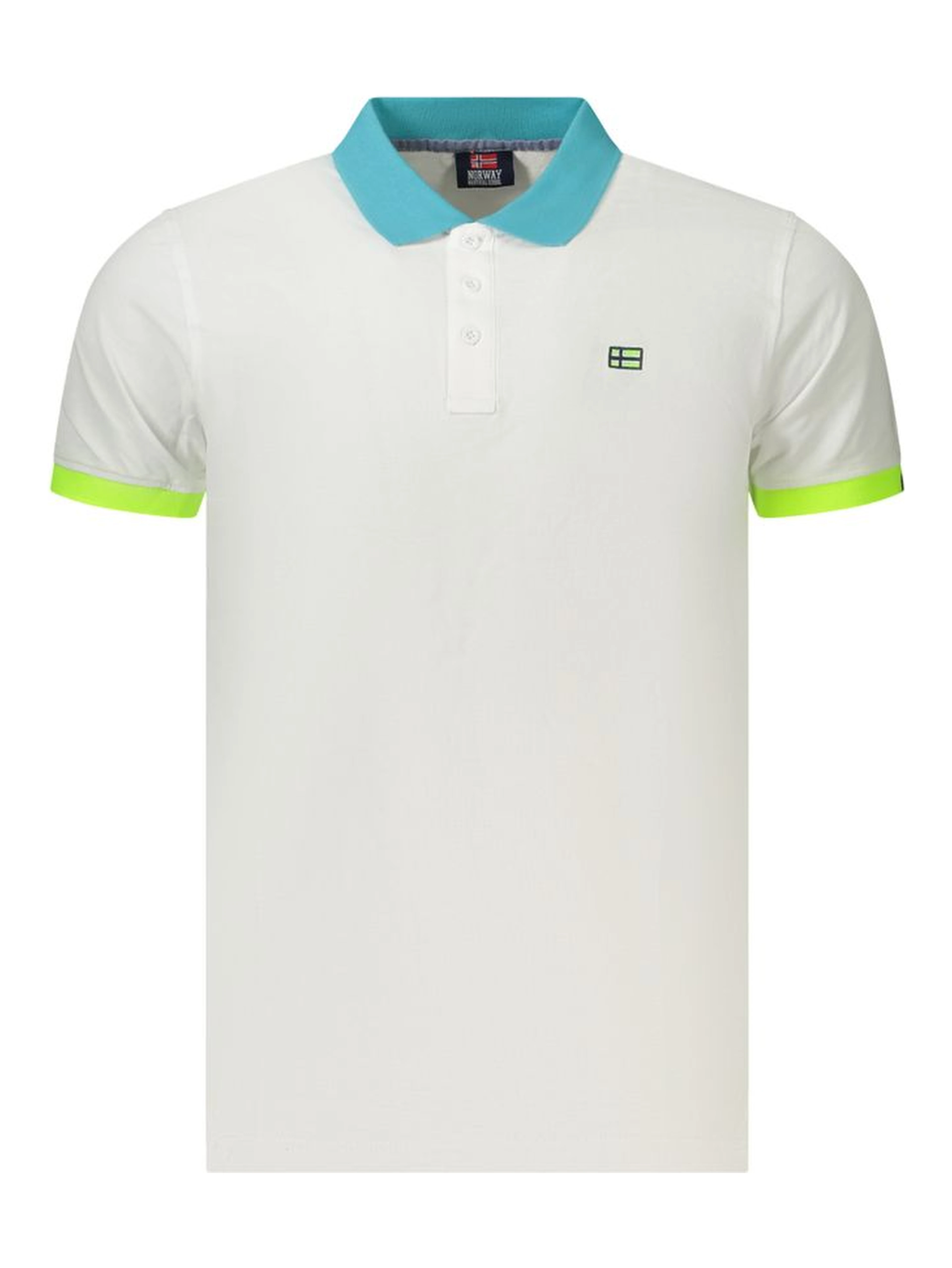 White Cotton Polo Shirt
