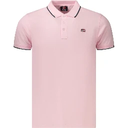Pink Cotton Polo Shirt