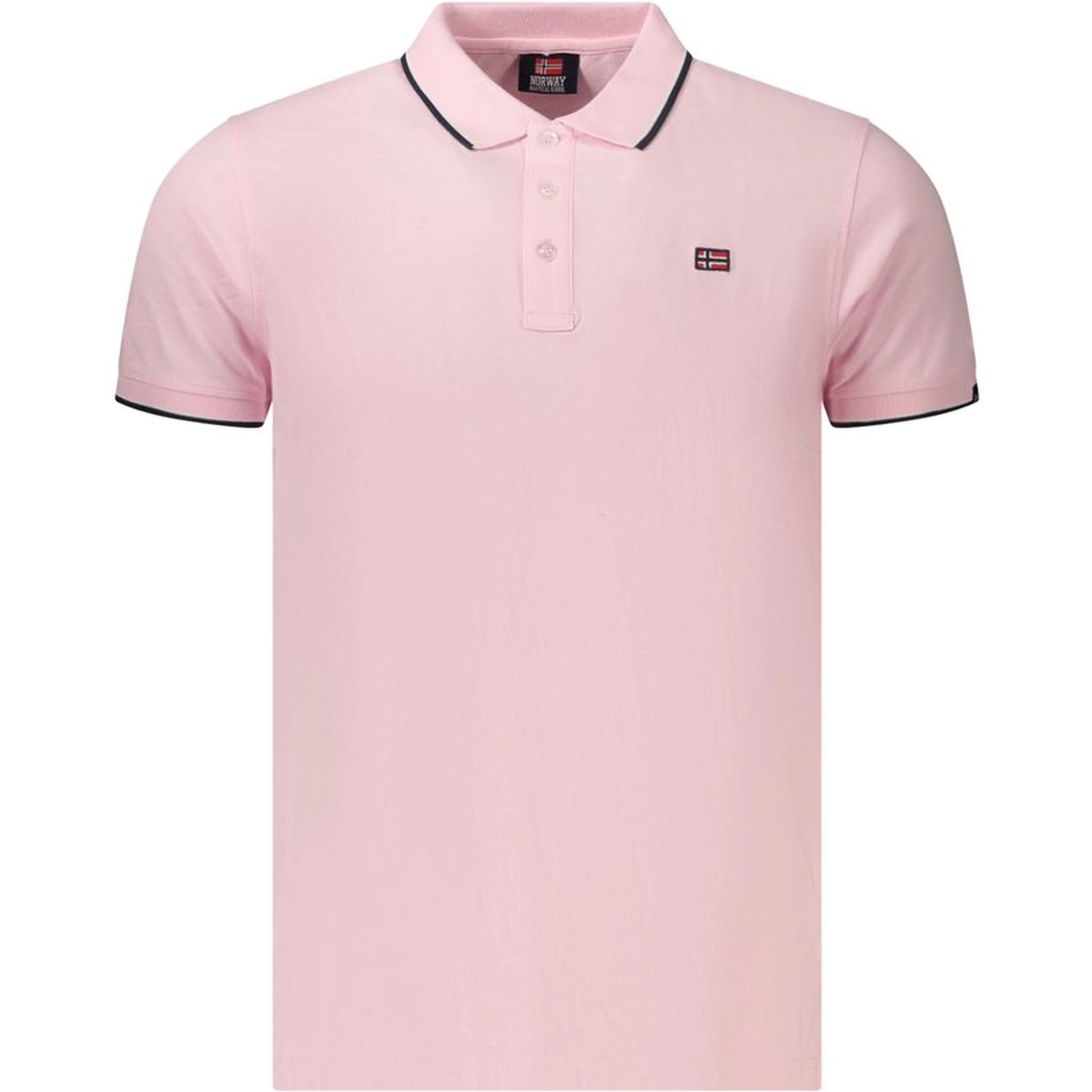 Pink Cotton Polo Shirt