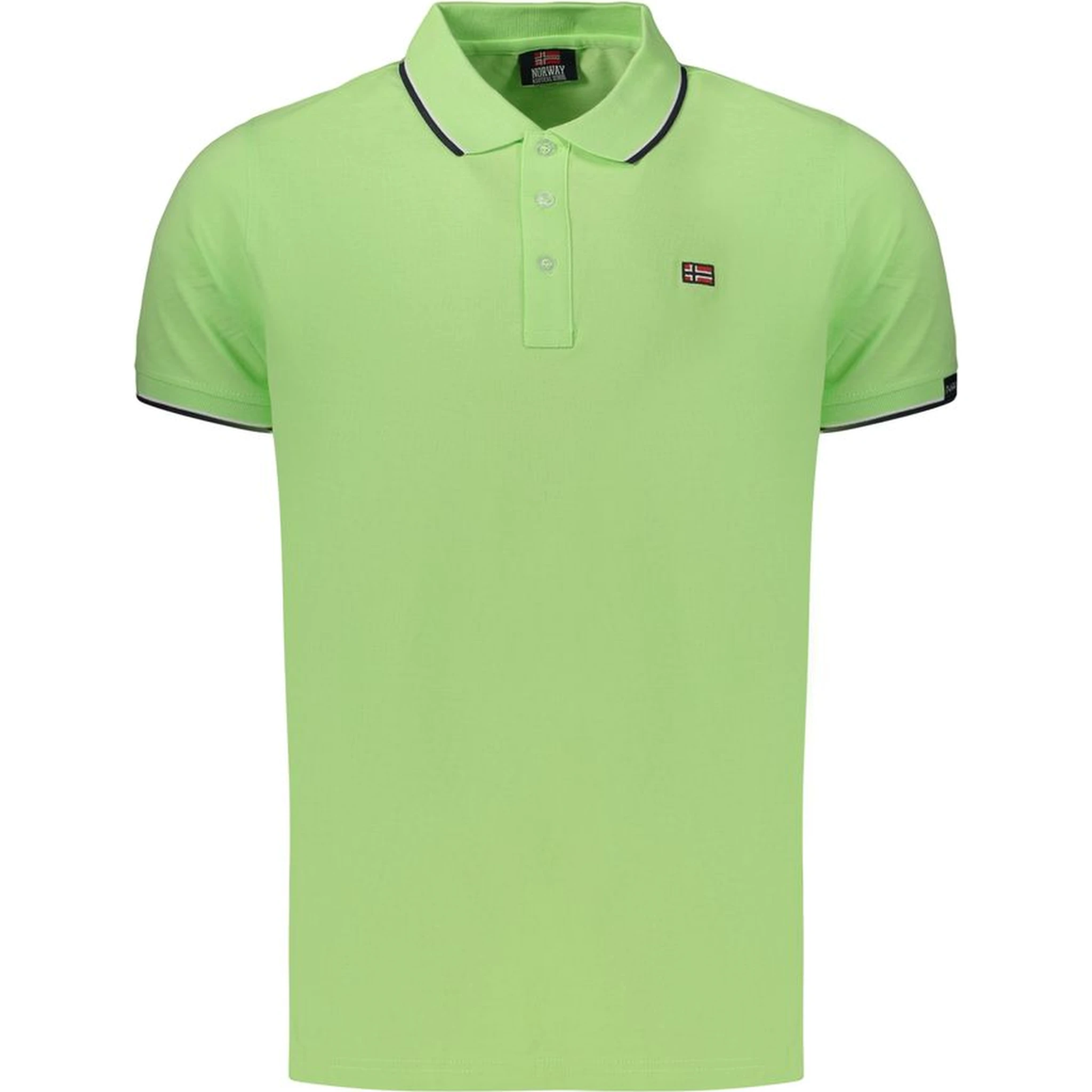 Green Cotton Polo Shirt