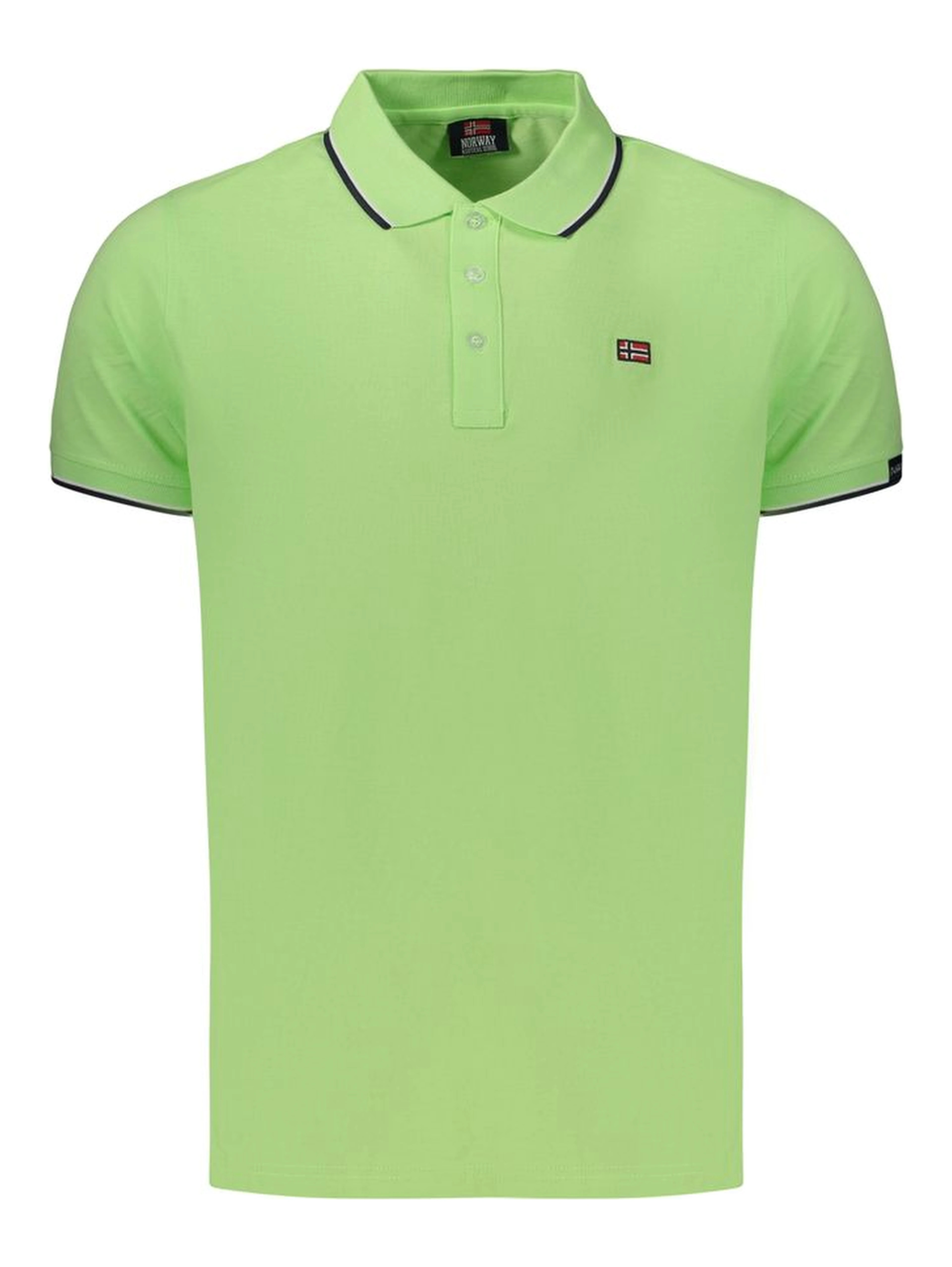 Green Cotton Polo Shirt