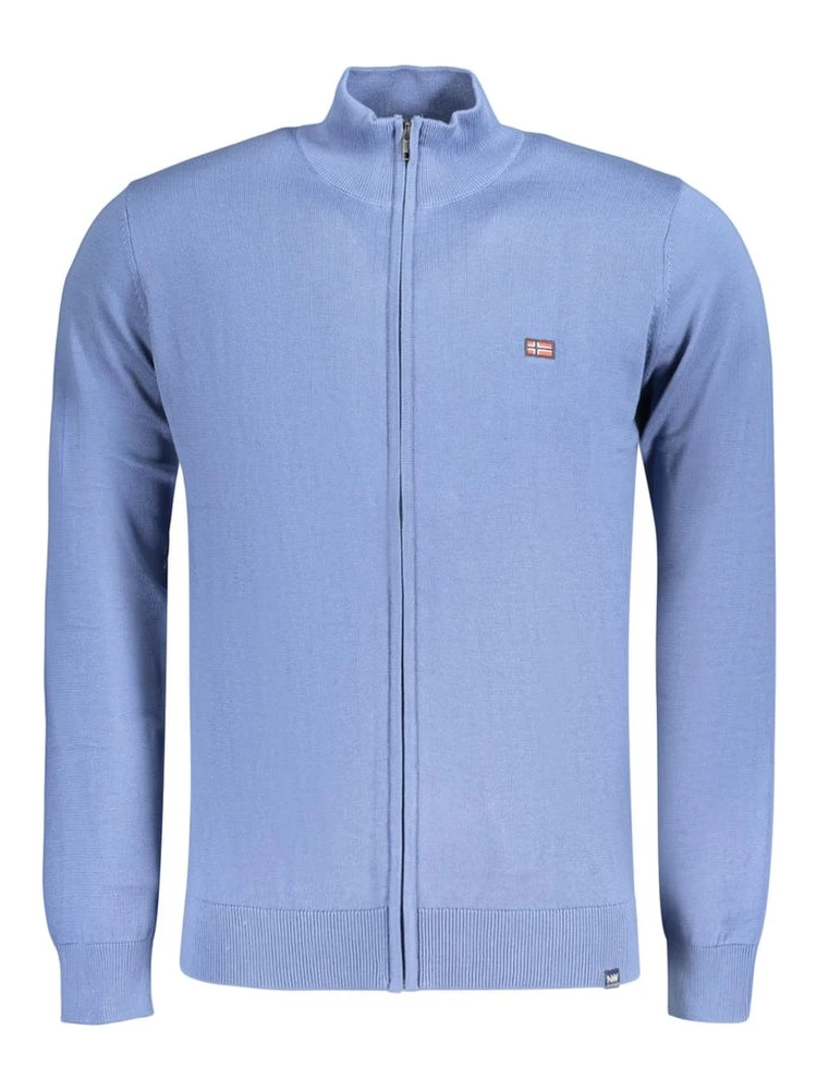 Blue Cotton Cardigan