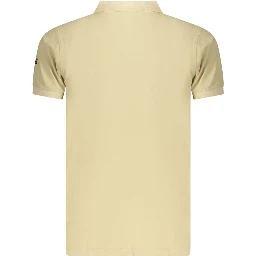 Beige Cotton Polo Shirt