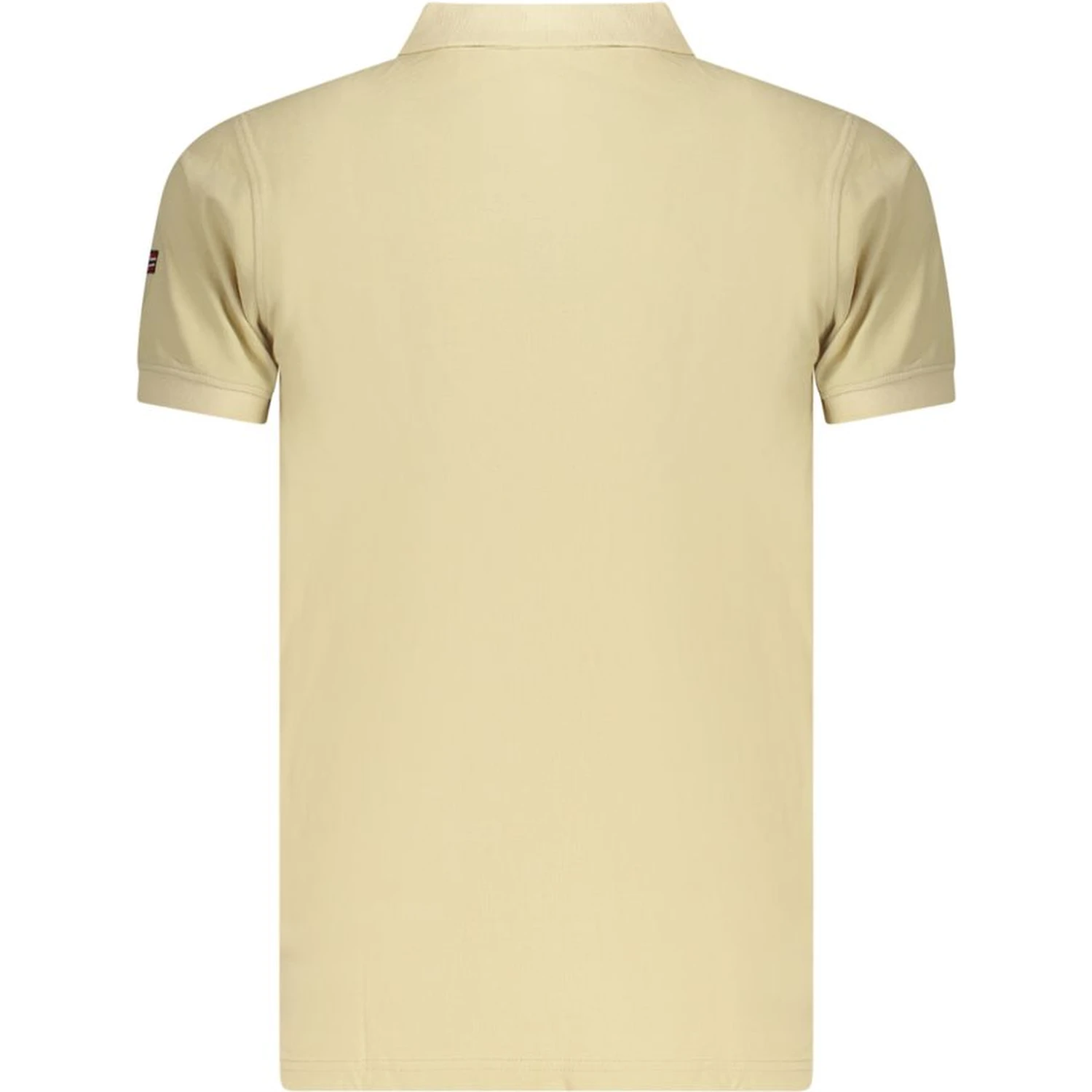 Beige Cotton Polo Shirt