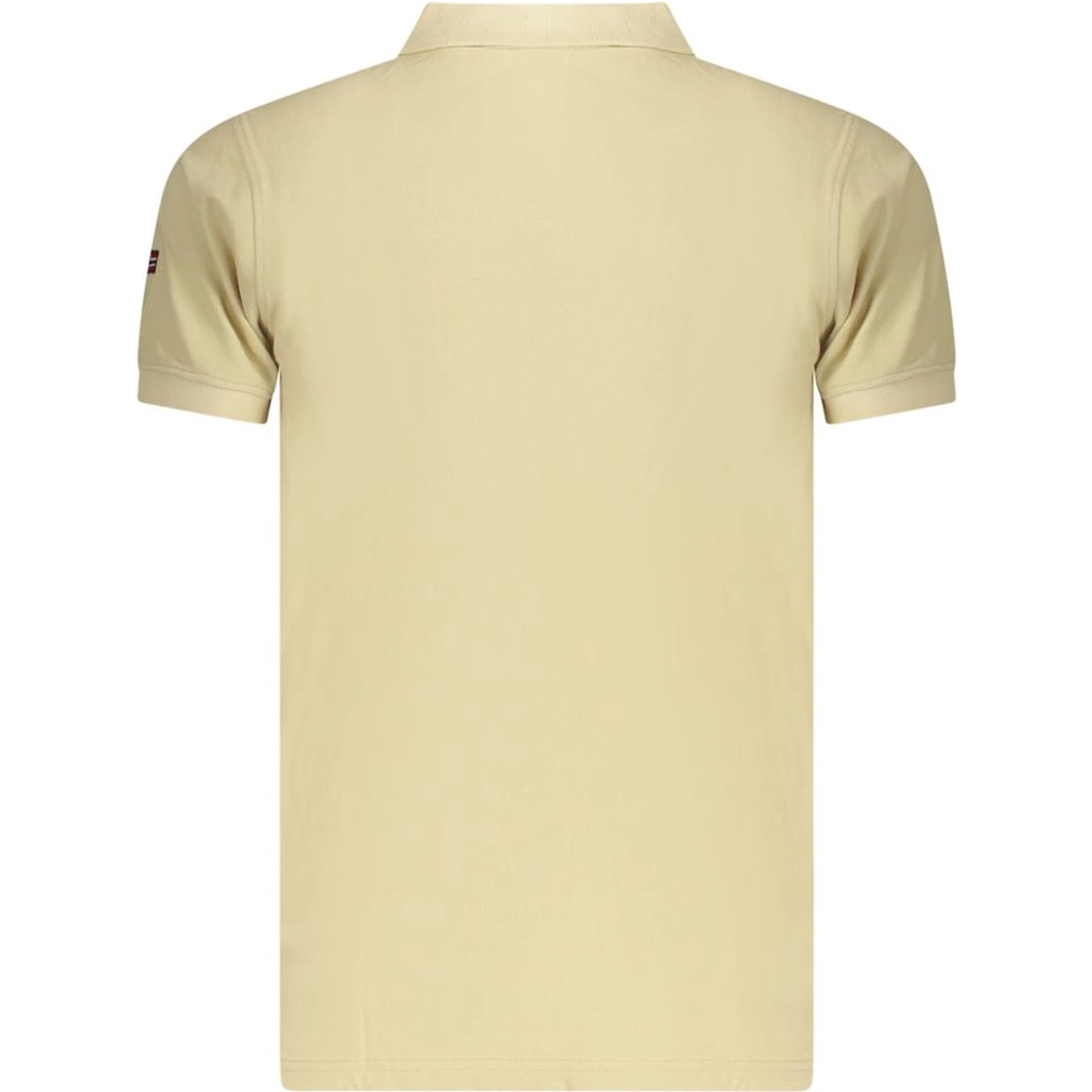 Beige Cotton Polo Shirt