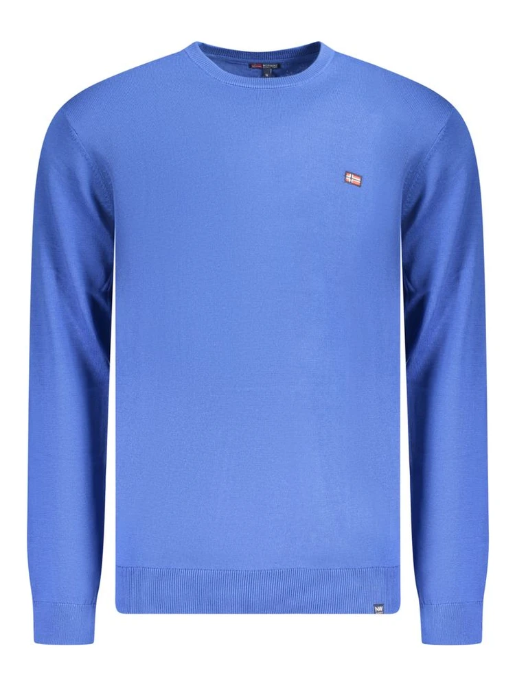 Blue Cotton Sweatshirt