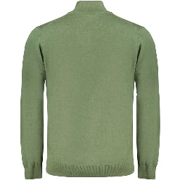 Green Cotton Cardigan
