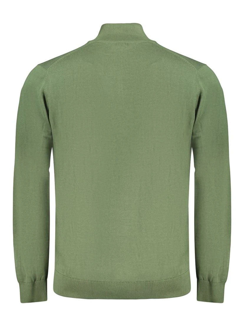 Green Cotton Cardigan