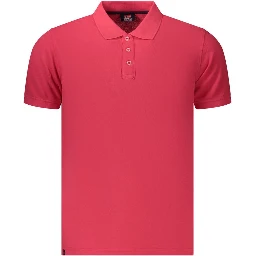 Red Cotton Polo Shirt