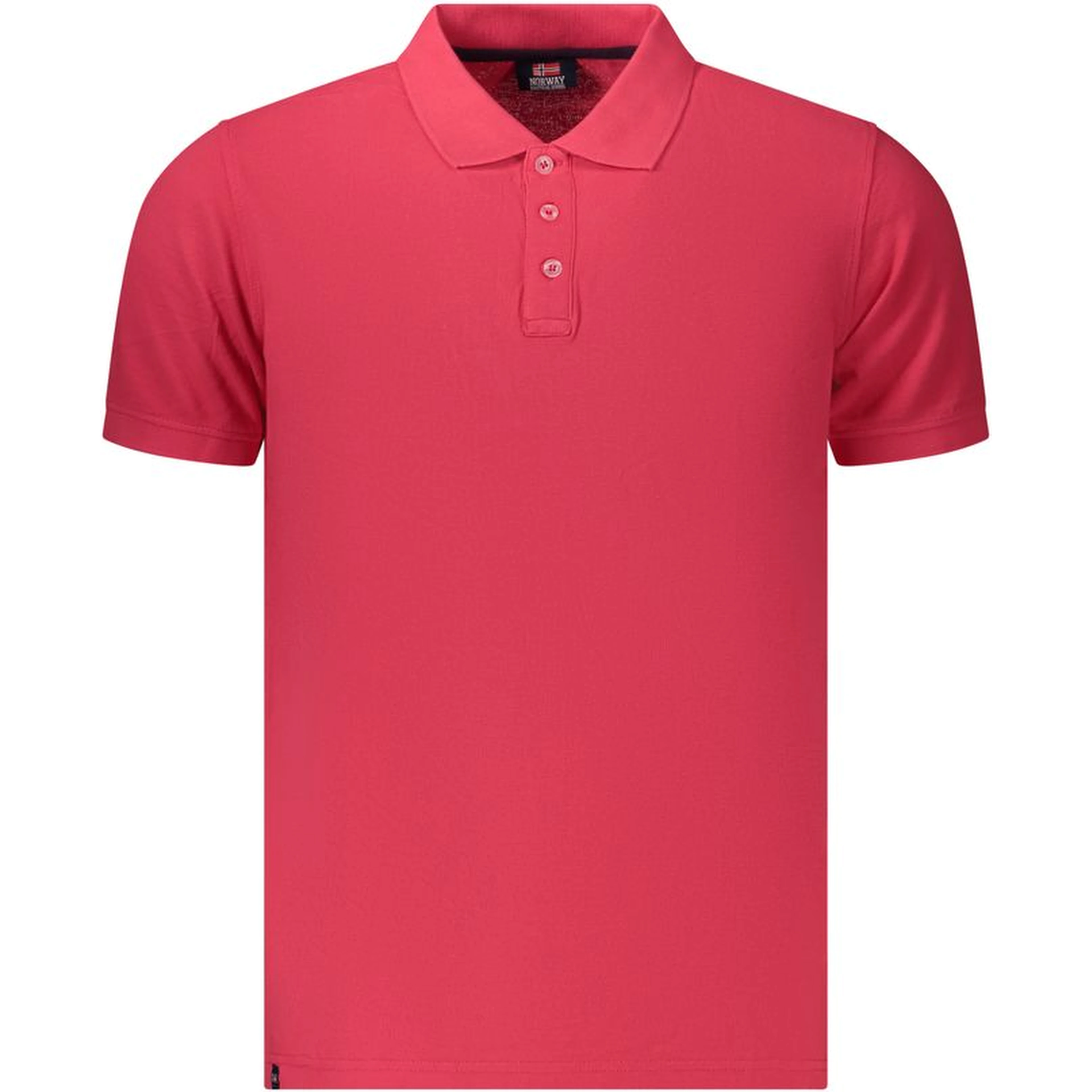 Red Cotton Polo Shirt
