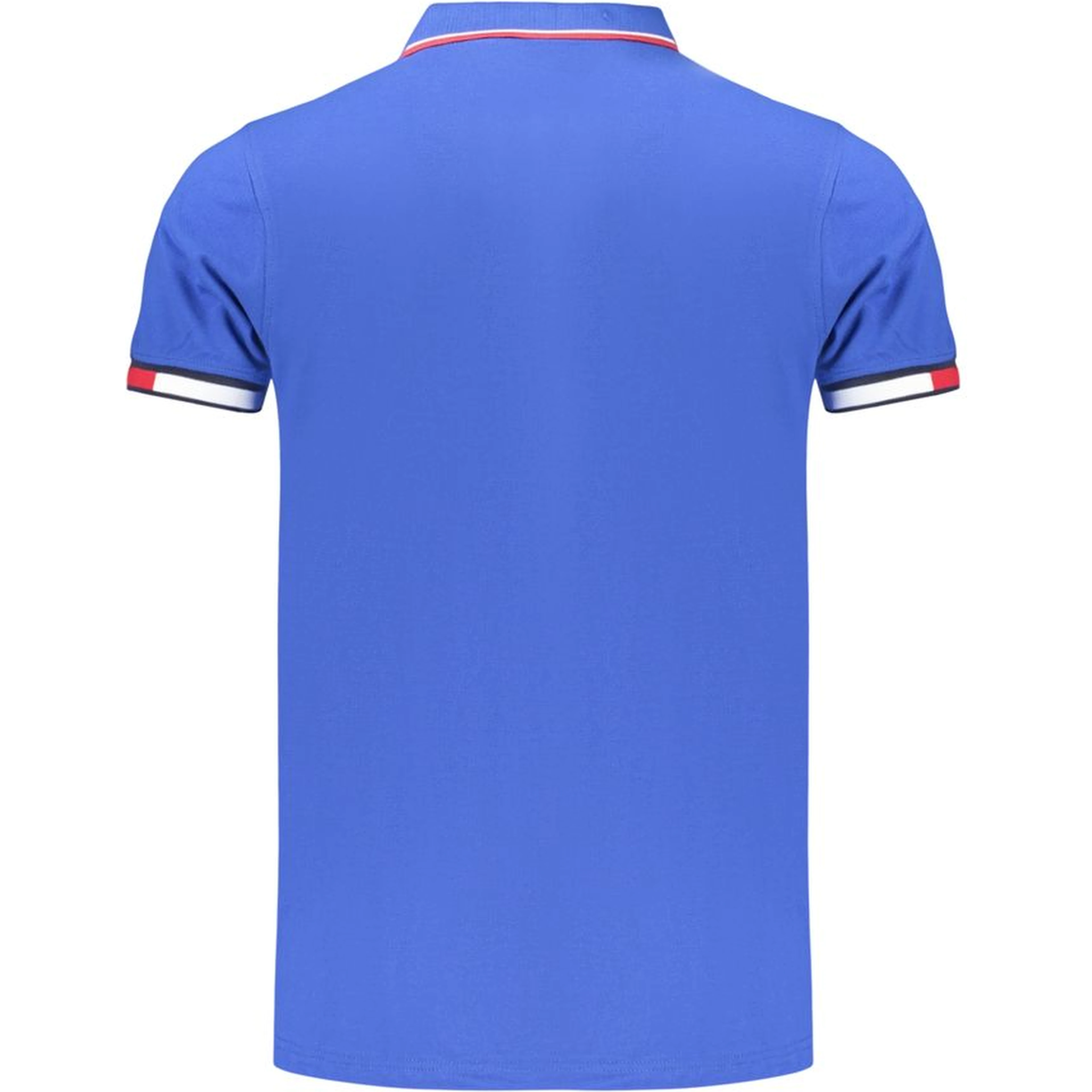 Blue Cotton Polo Shirt