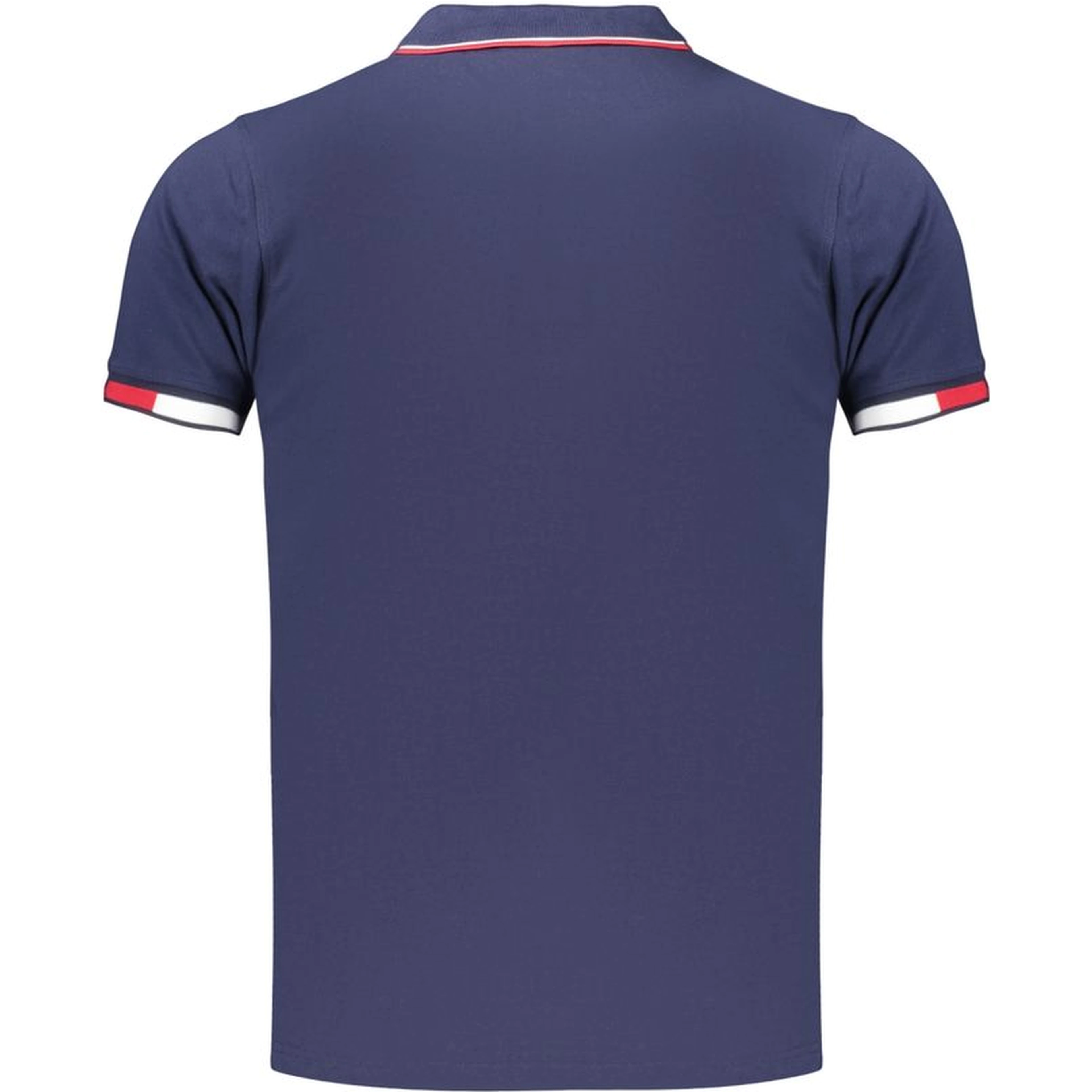 Blue Cotton Polo Shirt
