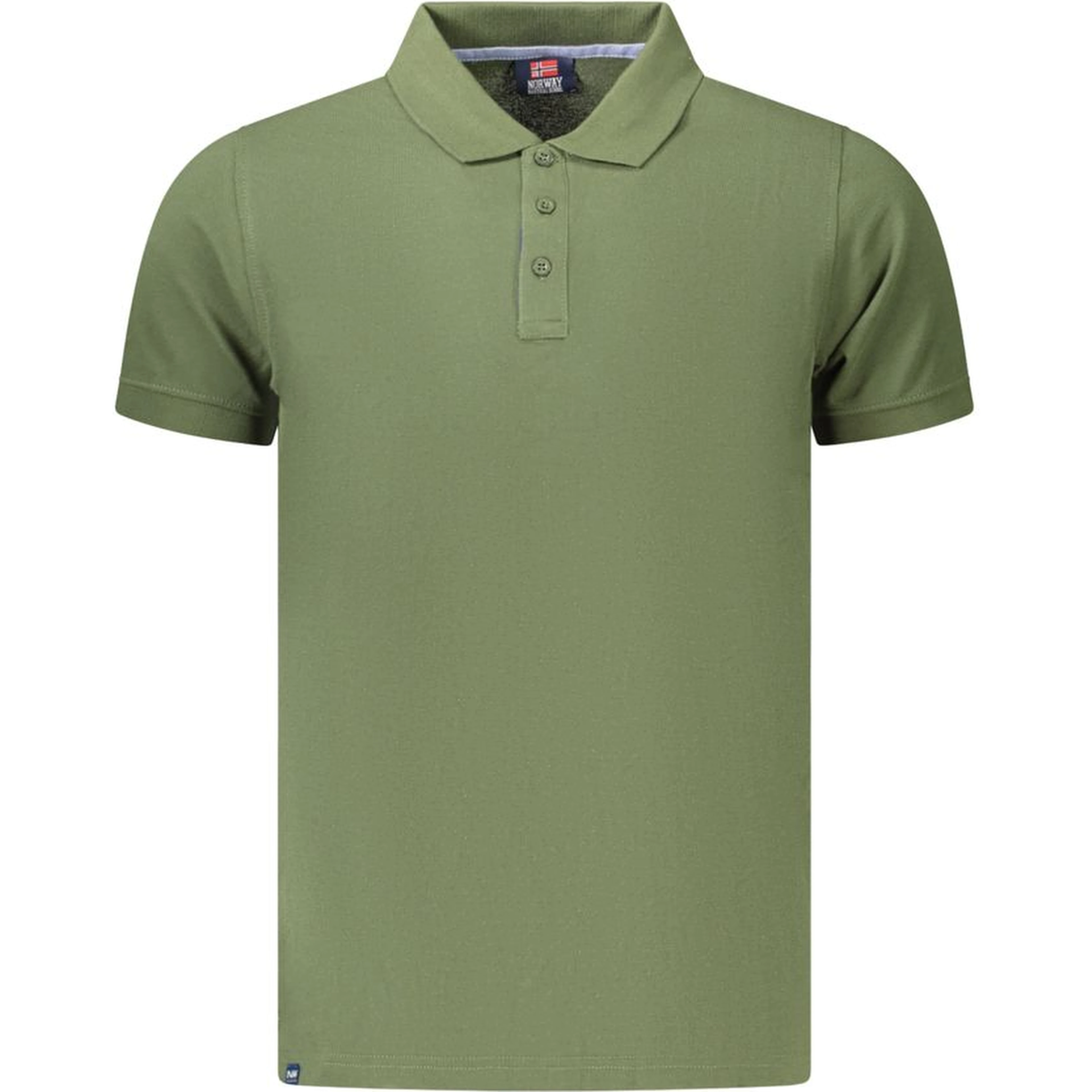 Green Cotton Polo Shirt